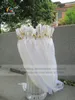 Decorative Objects Figurines est 502010pcslot white lace wedding ribbon wands for decoration 230825