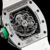 Ruch Richarmilles Watch na rękę na rękę Gray Quartz Tourbillon Targmer Timing 30x38mm Automatyczne płyta mechaniczna RM11-01 L