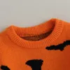 Pullover Focusnorm 37y Halloween Kids Girls Autumn Winter Sweater Dress Långärmningsmönster Stickad Pullover Långt utkläder X0818