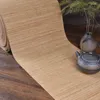Çay Tepsileri 1 PC Doğal Bambu Masa Koşucu Placemat Paspas Dokuma Pad Heat Home Cafe Restoran Dekorasyonu