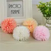 Dekorativa blommor kransar 7cm 5st Artificial Silk Oil Målning Ball Chrysanthemum Flower Heads For DIY Wedding Home Event Party Garland Headware Decor HKD230818