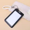 Keychains Students Badge Child Bus Card Cover Case Holder Bags Business Waterproof Holder Bank ID With Keyring