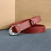 여성용 벨트 Cowskin Belt Mens 골드 브론즈 부드러운 버클 허리 밴드 Ceintures 여성 실버 버클 레이디 Jean Waistbands Box 25mm New