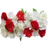 Fleurs décoratives 20 cm x50cm 10pc simulation de haute qualité Hortensia rose ligne de mariage accessoires Arch Silk Runway Road