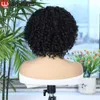 Perucas sintéticas wiglee curta peruca curly perucas de cabelo sintético perseguir preto perucas laterais cacheadas na venda perucas de peruca sintética para mulheres hkd230818