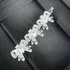 Дизайнер брендов Miumiu Fashion Harepin New Crystal Bow - сладкий и милый супер сказочный орнамент для волос и алмаз головной убор легкие роскошные подарки аксессуары