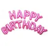 Воздушные шары вечеринка по случаю дня рождения цвета цвета Balloon Gold Silver 13 ПК/сета оптом 16 дюймов с днем ​​рождения алюминиевый фильм