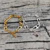 Charm Bracelets MAY 2023 Stainless Steel Alloy Silver Color Cute Have Logo No Buckle Fashion Bead Bracelet Free Wholesale