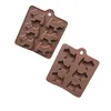 Bakvormen doggy siliconen cake schimmel decoreren gereedschap diy candy cookies chocolade bakware voor keukenaccessoires