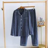 Heren slaapkleding herfst winter pyjama's dun fluweel plaid huis pak dik warme loungewear set plus maat losse mannelijke woningkleding