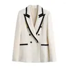 Costumes pour femmes Femmes Fidoriner Blazer Chic Bure