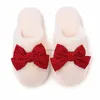 Bowknot Winter for Cheaper Fur Slippers Women Yellow Pink White Snow Slides Indoor House Fashion Outdoor Girls Ladies Furry Slipper60 ry oo1