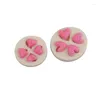 Backformen 2pcs Schokoladen -Valentinstag Liebe Fondant Kuchen Süßigkeiten Silikon DIY Dekorationswerkzeuge für Dessertform