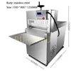 Paslanmaz Çelik Kuzu Rulo Makinesi Tam Otomatik CNC Kuzu Rulo Bacon Dilimleyici Kesme Dondurulmuş Et Dilimleme Makinesi