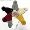 Berretti/berretti/teschi di design di lusso marca a doppia lettere cappelli da berretto da berretto in lana di lana di lana a maglia per cranio di alta qualità pompom berretto caldo berretto da berretto caloroso z230819