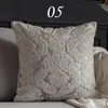 Pillow European Style Vintage Chenille Flocking Cover Home Decor 45x45 cm Wohnzimmersofa Gehäuse