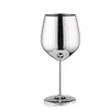 Vingglasögon 304 Rostfritt stål Silver/Rose Gold Cup 500 ml stor kapacitet Goblet Champagne Party Bar Kitchen Matsalverktyg