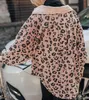 Chaqueta de mujer chaqueta estampada con estampado de leopardo 230817