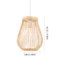 Pendants lampes bambou lustre à lampe à lampe vintage lumière pendante bohème ferme de cuisine lumières suspendues