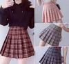 Signe Summer Casual Mini High High High Pleat Sweet Women Sweet Women A-Line JK Uniform Tennis Campus Sense Gonna retrò