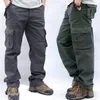 Herren Jeans Cargohose Männer Militär Arbeitsoverall Lose Gerade Taktische Hose MultiPocket Baggy Lässige Baumwolle Army Slacks 44 230817