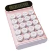 Taschenrechner im Großhandel, Retro-Rechner, Punkt-mechanische Tastatur, tragbarer Computer, LCD-Display, Finanzbüro, Mode, einfacher Rechner x0908