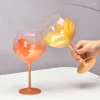 Bicchieri da vino tazza d'acqua per la casa super grande sei colori ins arancia rossa da donna alta bellezza