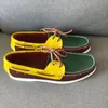 Kleiderschuhe Herren komfortable lässige handgefertigte Männer Schuhmarke Lederschuh Top -Qualität Fahren Moccasin Männer Luxusmarke Flats Bootsschuhe 230817