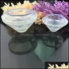 Other 4Pc Diamond Transparent Dried Flower Decorative Uv Resin Liquid Sile Molds For Making Jewelry Handcraft Pendant Tools Drop Deliv Ottx7