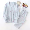 Women's Sleepwear 2PCS Pajamas Set Pregnancy Maternity Nursing Pregnant Breastfeeding Nightgown Comfort Nighty