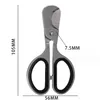 New Rubber Rings Cigarette Stainless Steel Cigar Cutter Scissors Pocket Smoking Accessories Tool Gadgets Knife