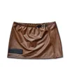 Underpants Männer sexy Haus Casual Swirt Rock Stufe Metall Dekoration Faux Leder Shorts Low Taille Solid Farbe Alphabet Gezeiten Pyjama Hosen