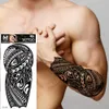 Tillfälliga tatueringar 100st grossist Waterproof Sticker Man Bohemian Wolf Totem Arabisk manus Body Arm Art Fake Women Tatoos 230825