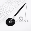 Chain Design Ballpoint Pen Desk med elegant metallskrivningsverktyg för affärsmöten och konferenser