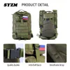 Torby szkolne SYZM 50L30L Camuflage Army Plecak Mężczyźni Wodoodporne napaść taktyczna Molle Trekking Rucksack Bag na polowanie 230817