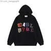 Herren Hoodies Sweatshirts Vintage Letter Sticker Reißverschluss übergroß