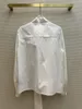 Women's Blouses 2023 Women Fashion Long Sleeve Sexy Casual Bow White Streamer Shirt 0703