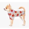 Dog Apparel Sun-proof Clothing Summer Sun Protection Hoodie Small Clothes Print Poncho For Medium Pets Puppy Cat