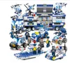 Fierté en gros en gros en brique personnalisée Lepin City 762pcs Technic Transformer Toy Model Build Kit Policeman Building Kids Toys Bloc de Noël