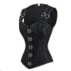 Bustiers Corsets Gothic Steampunk Steel Contage Vintage Corset Bustier Taiste Cincher Reseveless Жилета Renaissance Tumm