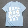 メンズのTシャツは良い一日を過ごしますTshirt Comfort Colors Tshirt Unisex Hip Hop Tee Position Quote Tumblr Shirt Preppy Aesthetic 230817