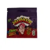 dab nail wholesale warheads edible mylar packaging bags sour chewy cubes wowheads 3 side seal zipper smell proof in stock