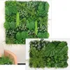 40x60cm Green Artificial Plants Wall Panel Plastic Outdoor Lawns Wedding Backdrop Party Garden Grass Flower Wall