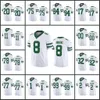New York''Jets''men 77 Mekhi Becton 78 Laken Tomlinson 2 Zach Wilson 1 Sauce Gardner Women Youth White Legacy Custom Limited Jersey