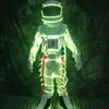 LED Light Astronaut costume Colorful lighting Fancy Dress Party carnival Anime stage perform show