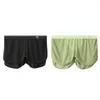 Underpants Men Home Shorts Solido colore rimbalzante sciolto Maglie fine traspirante Maglie di asciugatura rapida Sum