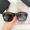 Sonnenbrille Designer Neue hochwertige kleine duftende Stilfaltung für Frauen 6055 Grade Anti UV Black Polarisierte Mode i827