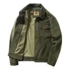 Herrjackor corduroy outwear varm vadderat termiskt modemärke vinterbomber bomullsjacka rockar casual mens kläder186