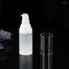 Storage Bottles 15ml 30ml 50ml Frosted Body Clear Airless Vacuum Pump Empty Refillable Container Lotion Serum Cosmetic Liquid