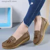 Dress Shoes Women Flats Genuine Leather Shoes Woman Low Heels Oxford Nurse Moccasins Ballet Loafers Slip on Flat Shoes Female Espadrilles T230818